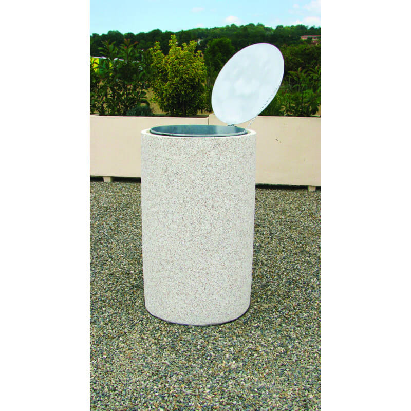 Corbeille béton ronde DUBB direct urbain